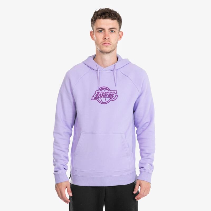 Felpa con cappuccio basket adulto unisex 900 NBA LOS ANGELES LAKERS lilla