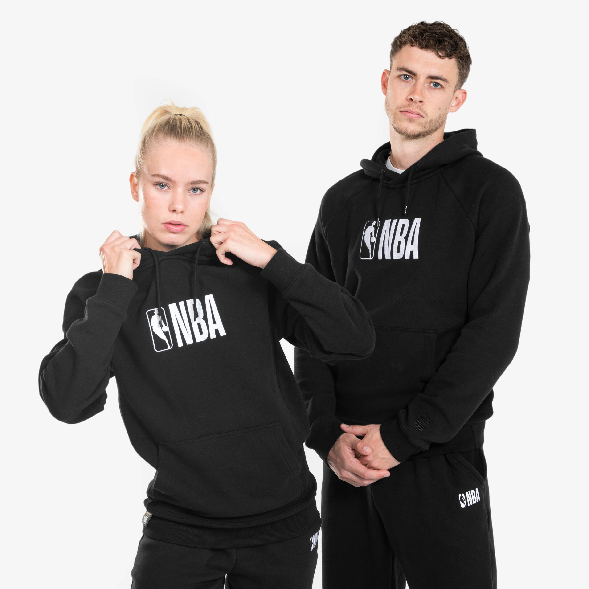 NBA MIX Series - BIG LOGO BLACK TEE ヒート Men's/Women's Hoodie 900 NBA - Black