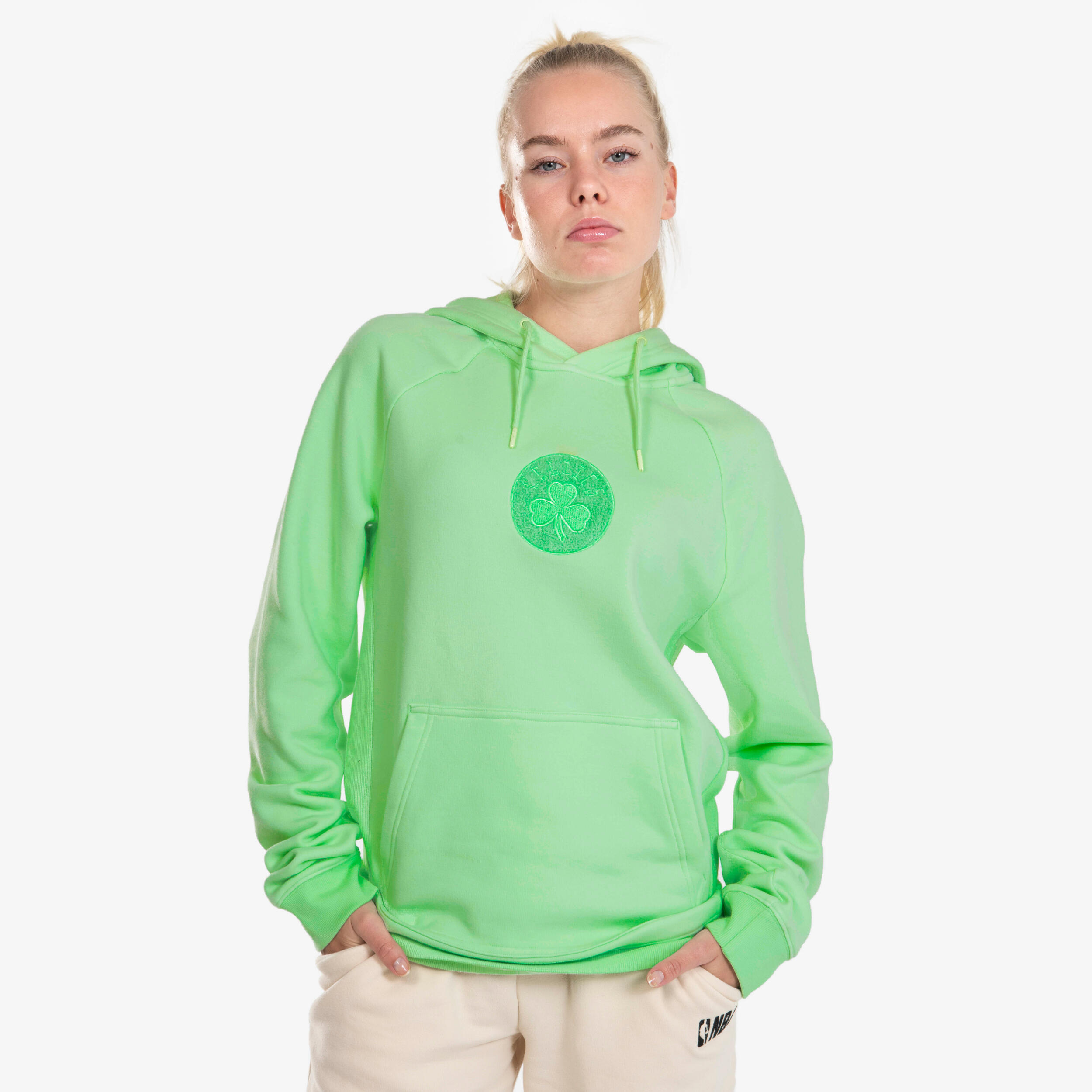 TARMAK Mikina s kapucňou 900 NBA Boston Celtics unisex zelená L · záber 5