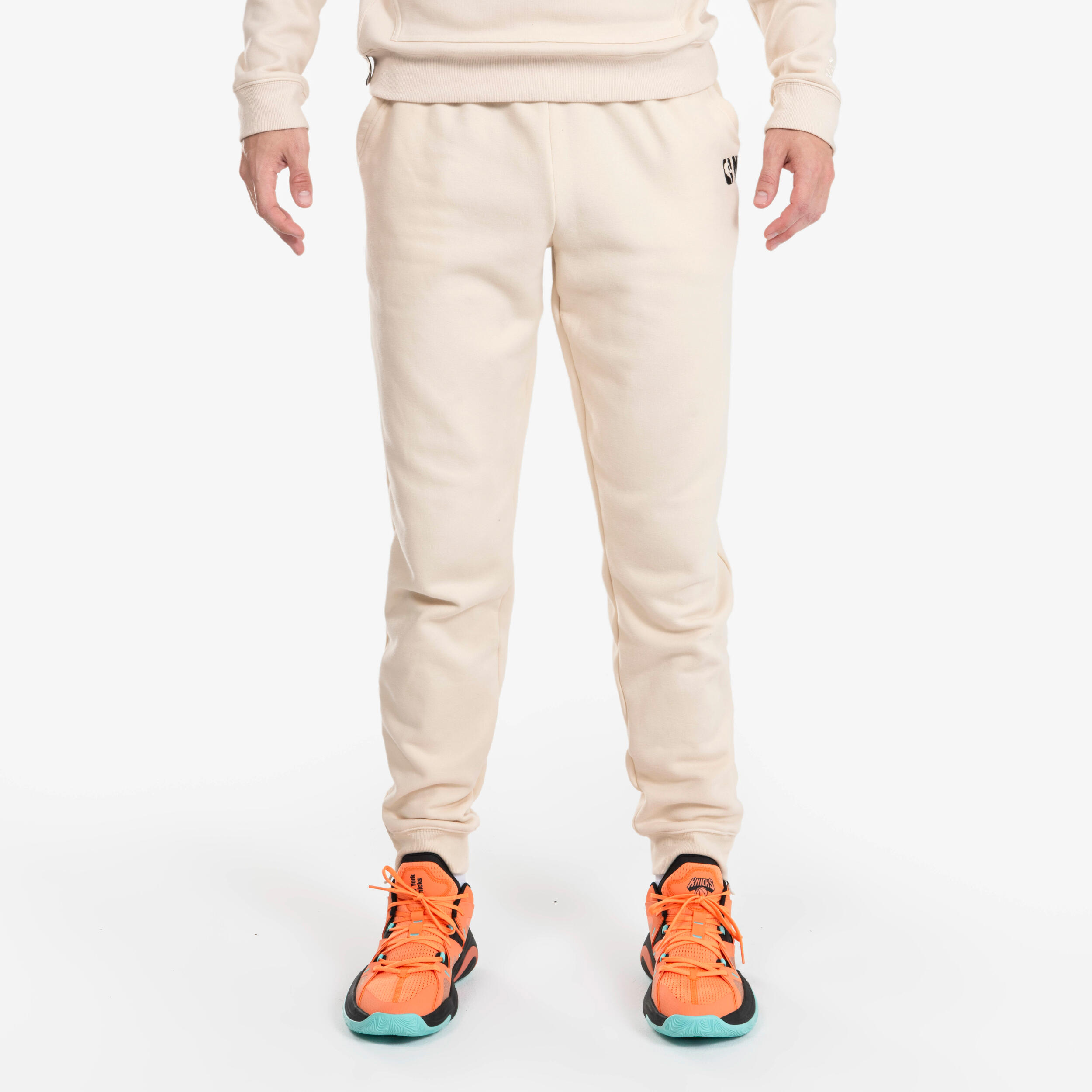 Tarmak - Pantalon Nba Homme/femme - P900 Nba Beige - Pantalons - Basketball / Netball - Beige-multicolore - 2xl / W43l34 - Decathlon