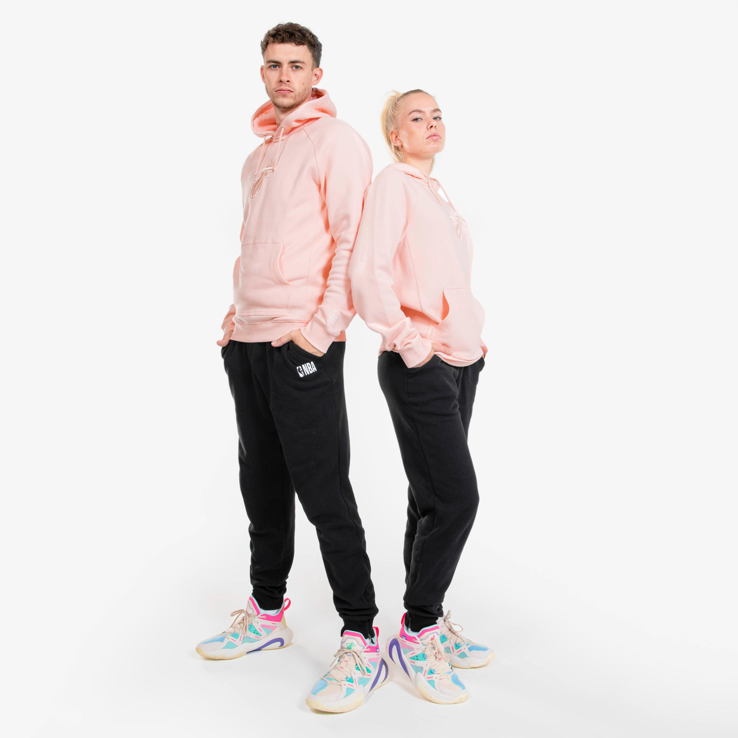 Men's/Women's Hoodie 900 NBA Miami Heat - Pink 2/9