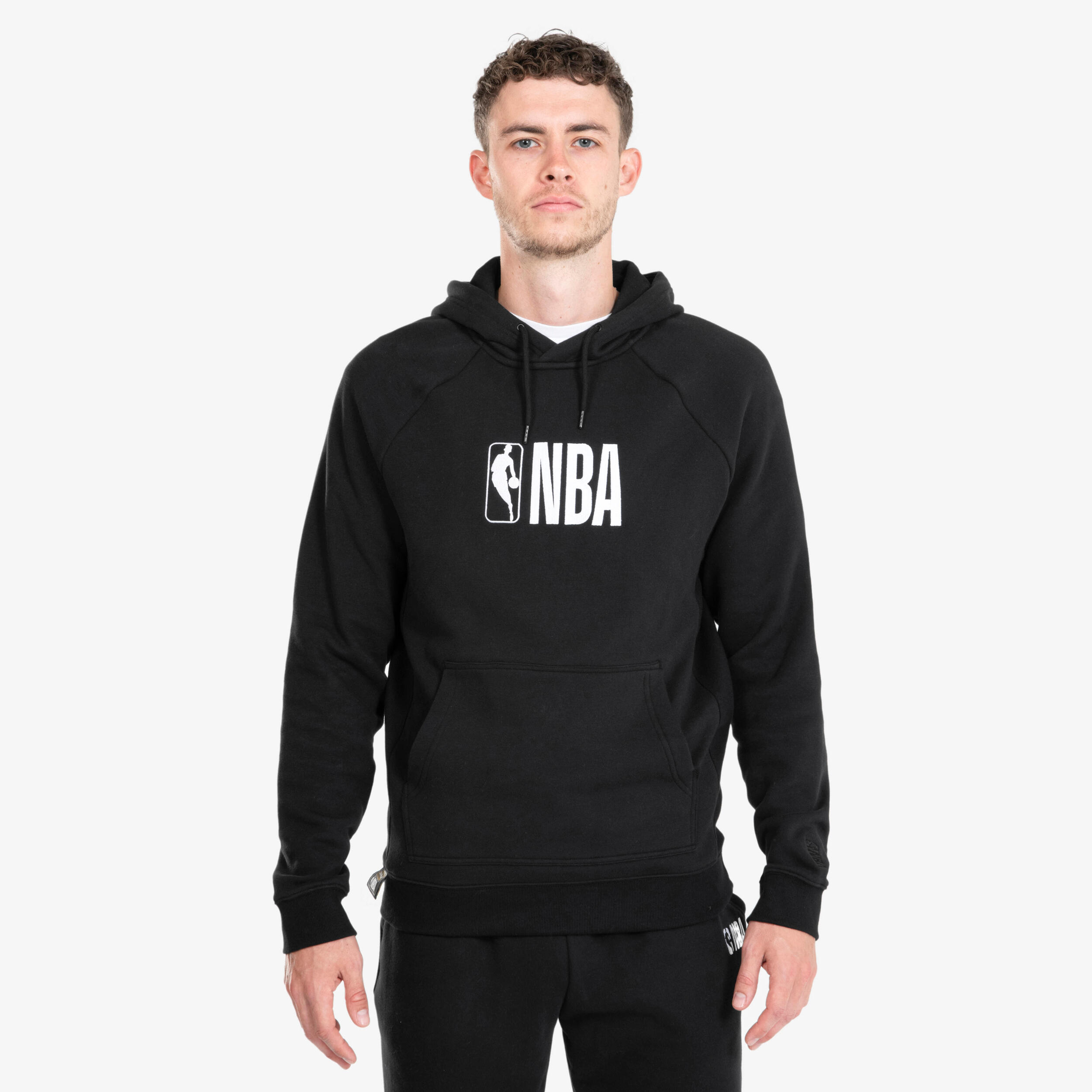 Sudadera de básquetbol con capucha negra unisex NBA 900 AD Decathlon