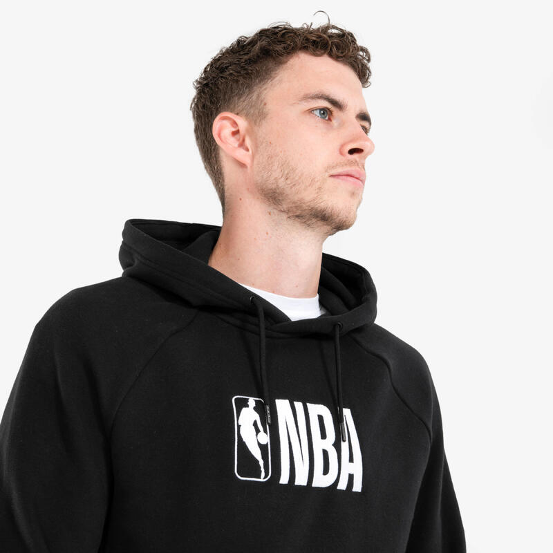 NBA Basketbal hoodie 900 heren/dames zwart
