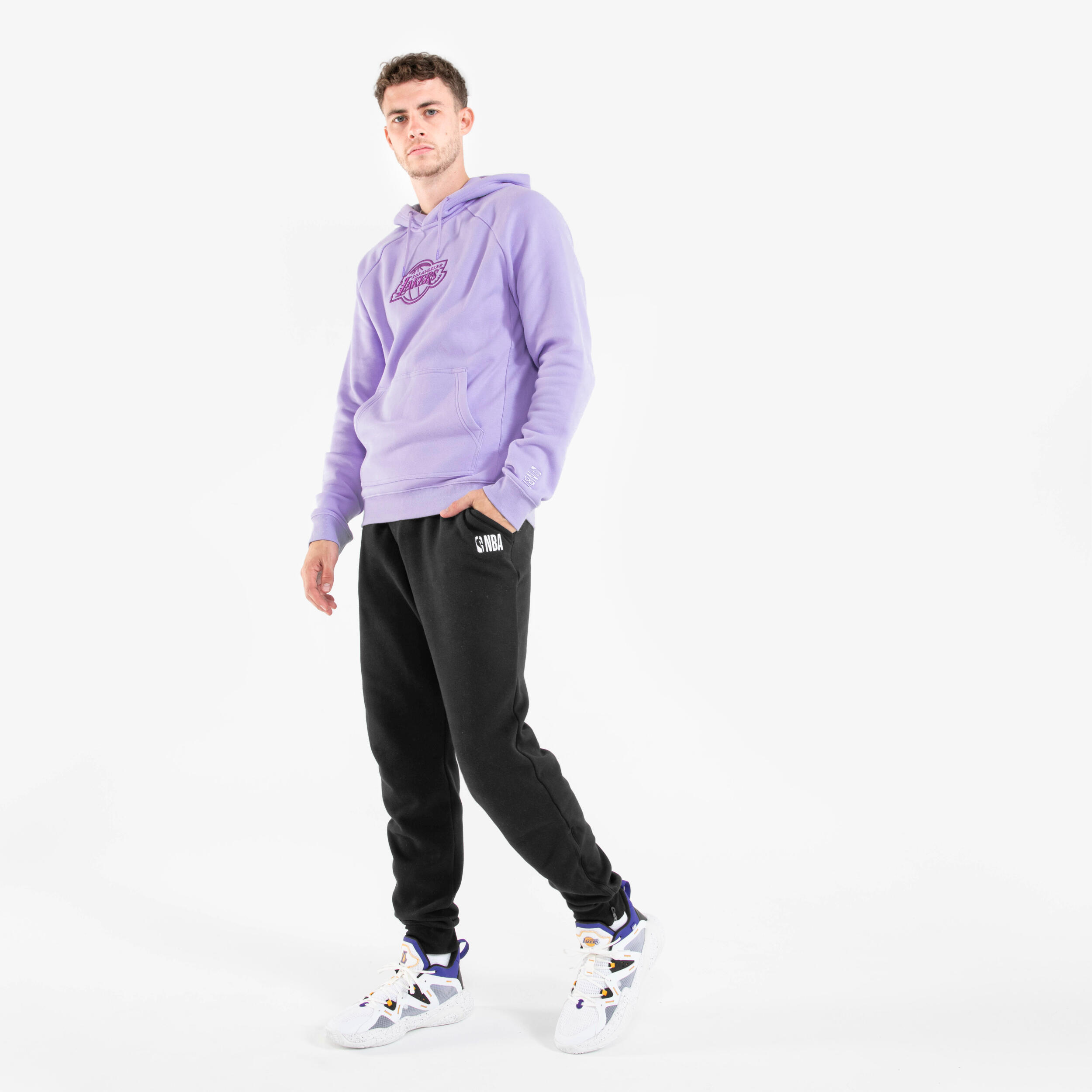 Sweat à capuche NBA Lakers homme femme 900, violet 10/30