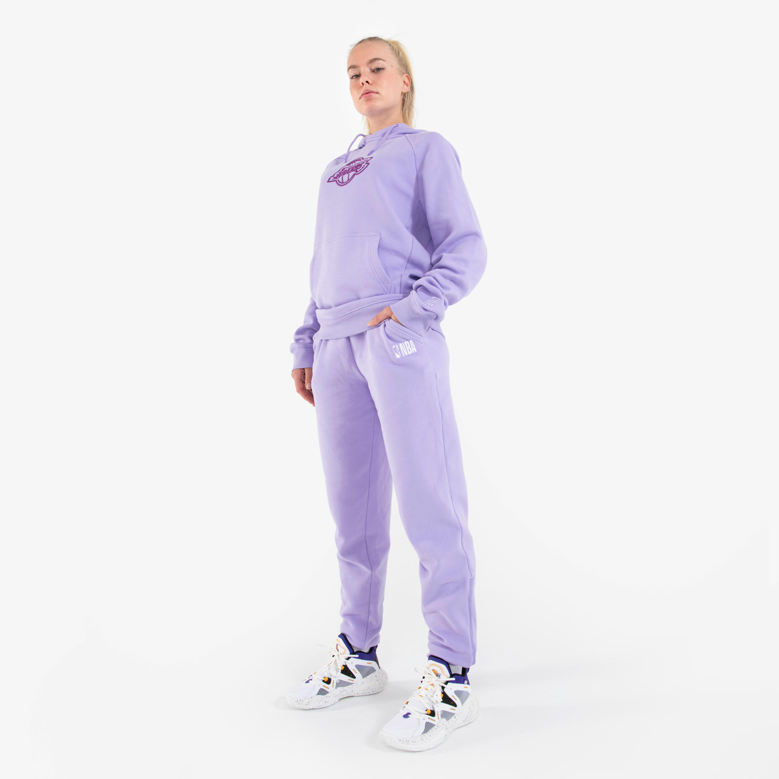 Sweat à capuche NBA Lakers homme femme 900, violet 11/30
