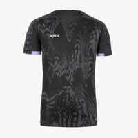 Kids' Football Shirt Viralto Snake - Black & Parma