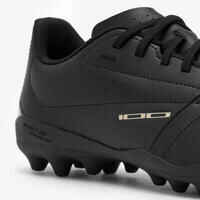 Football Boots 100 MG - Black