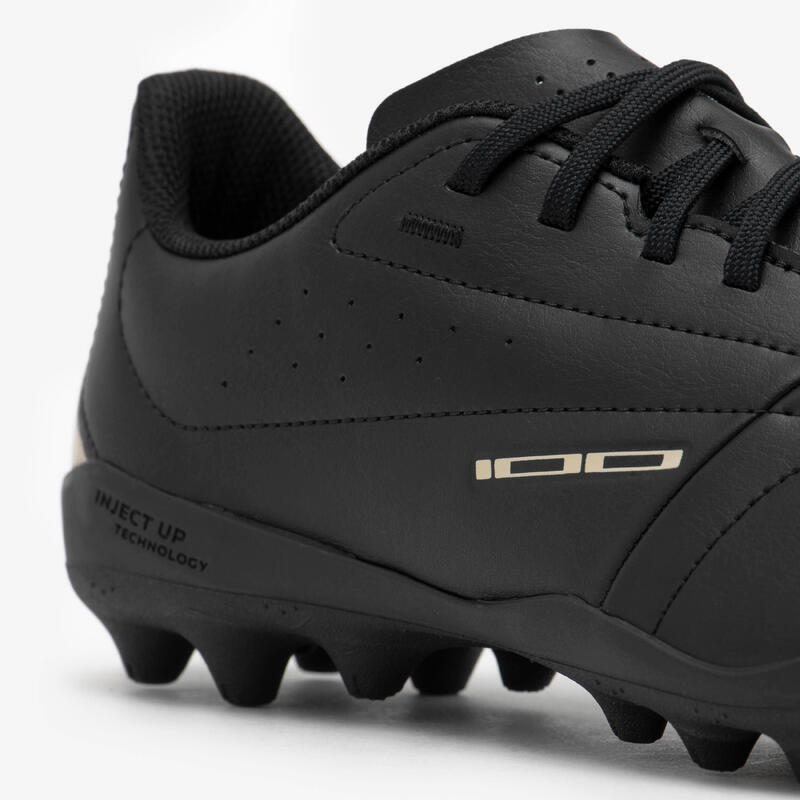 Football Boots 100 MG - Black