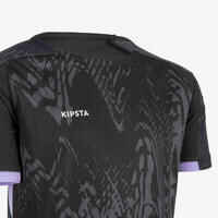 Kids' Football Shirt Viralto Snake - Black & Parma