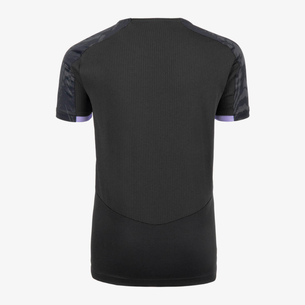 MAILLOT DE FOOTBALL VIRALTO JR  SNAKE NOIR ET PARME