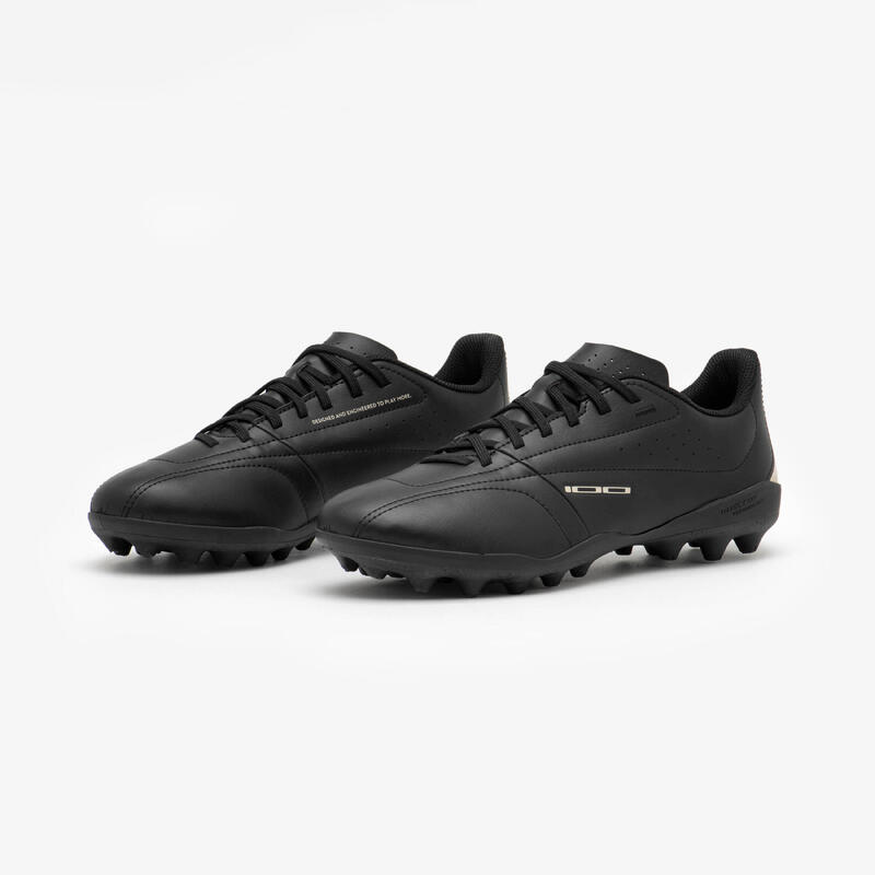 足球鞋 100 MG - 黑色