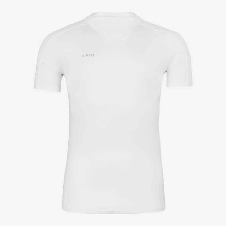 Adult Short-Sleeved Football Shirt Essential - White