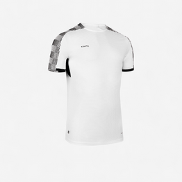 Maillot de football manches courtes viralto damier blanc &amp; noir