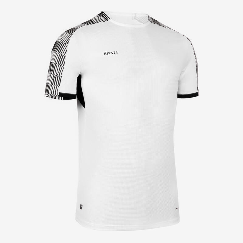 Belo-crna majica za fudbal VIRALTO