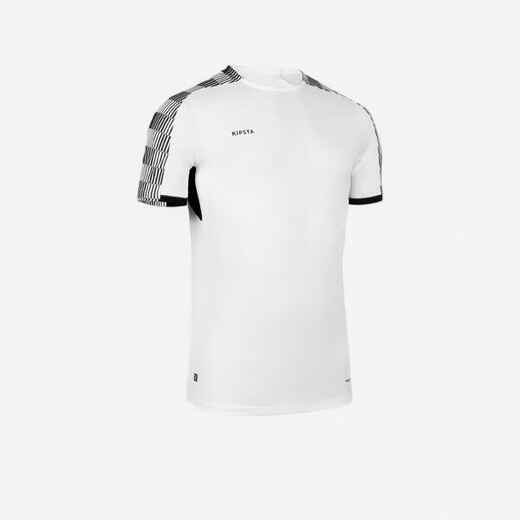 
      Short-Sleeved Football Shirt Viralto Checkerboard - White/Black
  