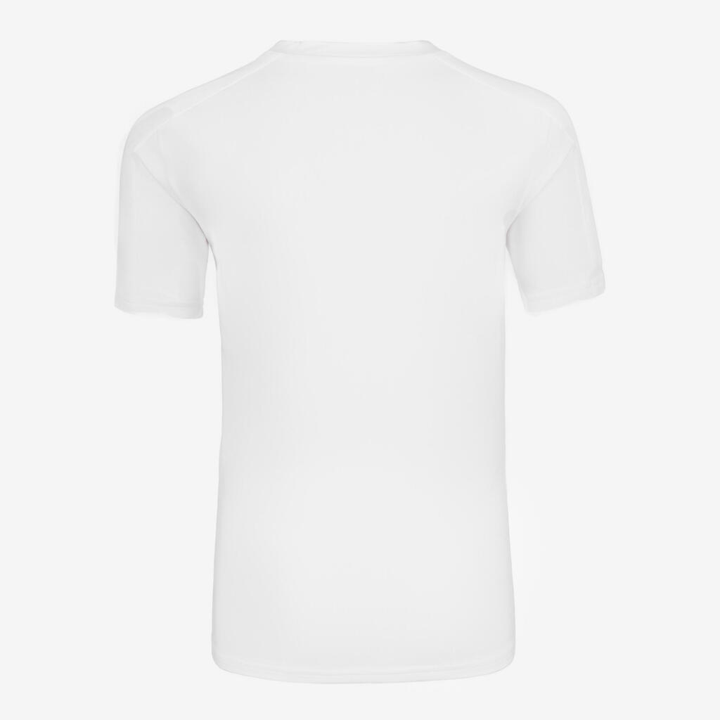 POLERA DE FÚTBOL NIÑOS ESSENTIEL BLANCO MANGA CORTA