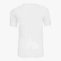 Kids' Short-Sleeved Football Shirt Essential - White