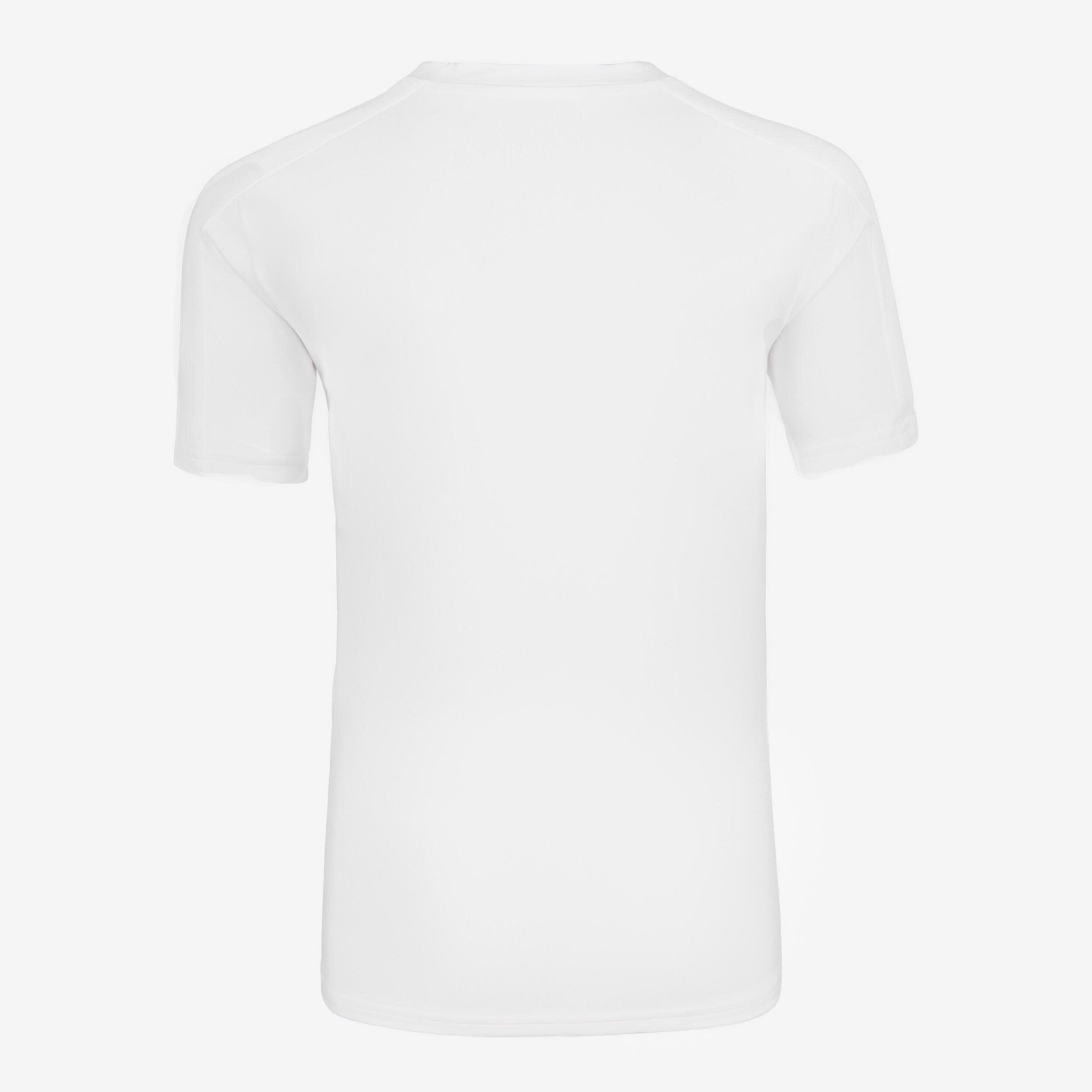 Kids' Short-Sleeved Football Shirt Essential - White 5/5