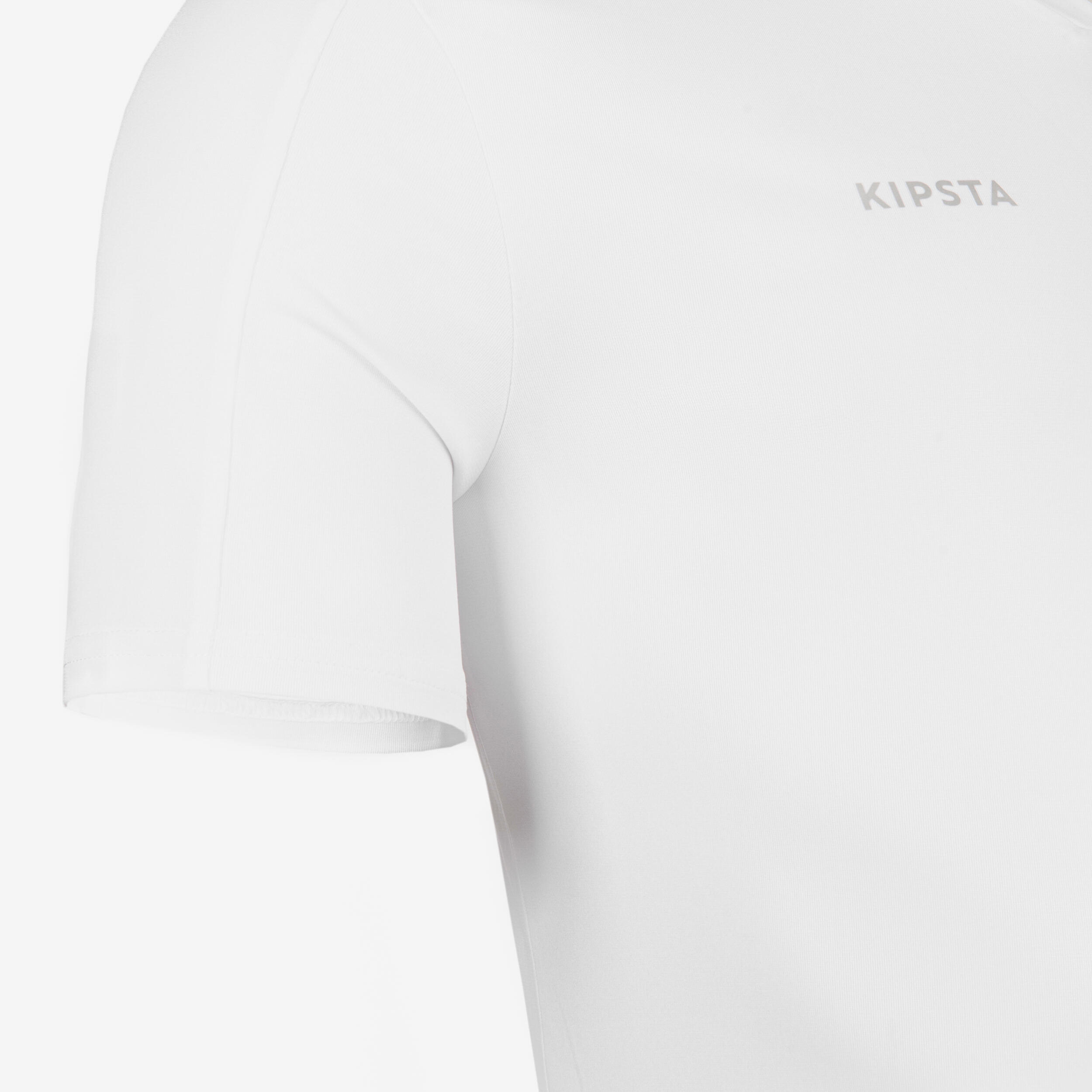 Adult Short-Sleeved Football Shirt Essential - White 2/4