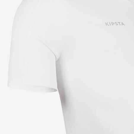 Suaugusiųjų trumparankoviai futbolo marškinėliai „Essential“, balti