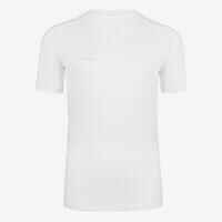 Kids' Short-Sleeved Football Shirt Essential - White