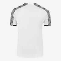 CAMISETA DE FÚTBOL MANGA CORTA VIRALTO CUADRICULADO BLANCO Y NEGRO