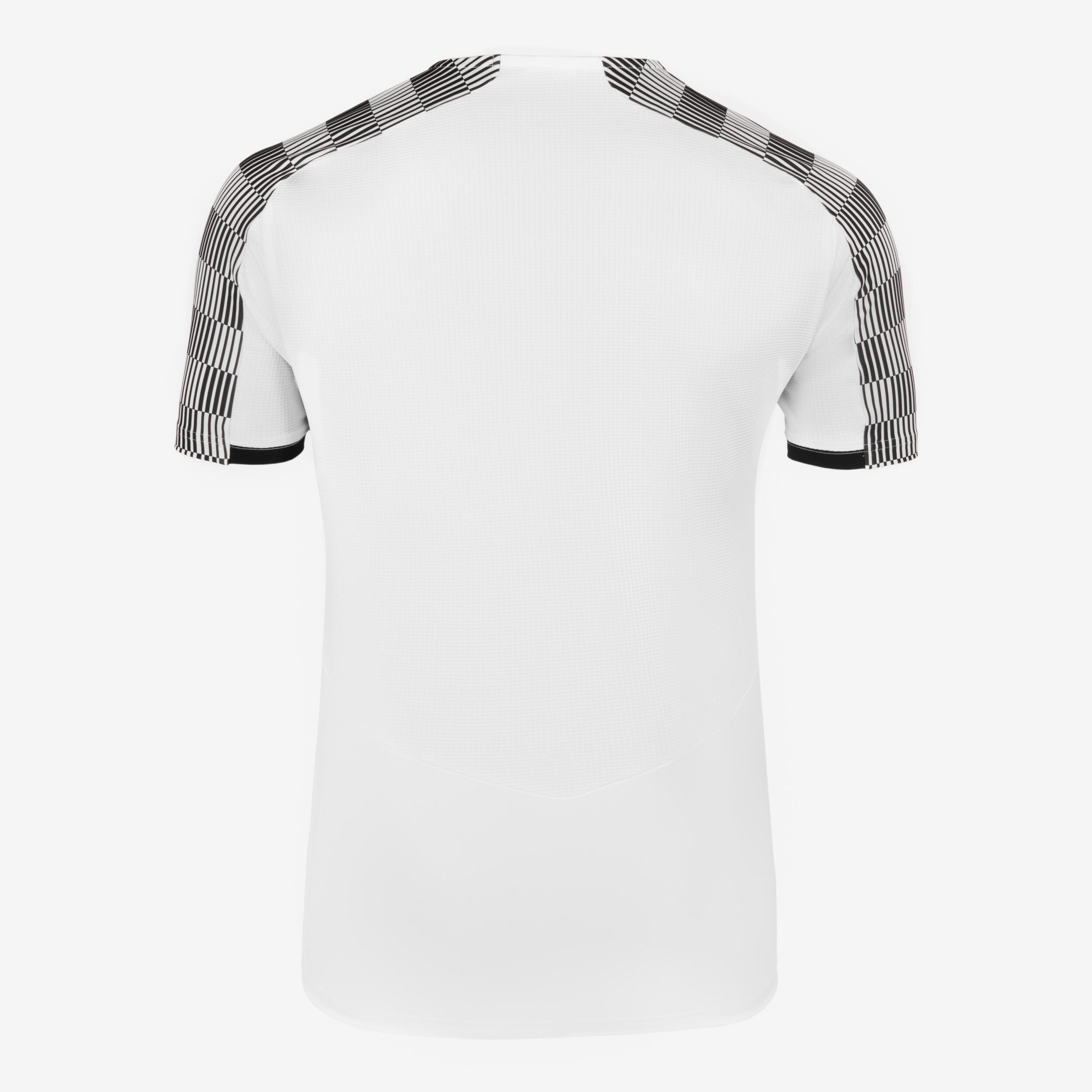 Short-Sleeved Football Shirt Viralto Checkerboard - White/Black 6/6