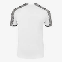 Short-Sleeved Football Shirt Viralto Checkerboard - White/Black