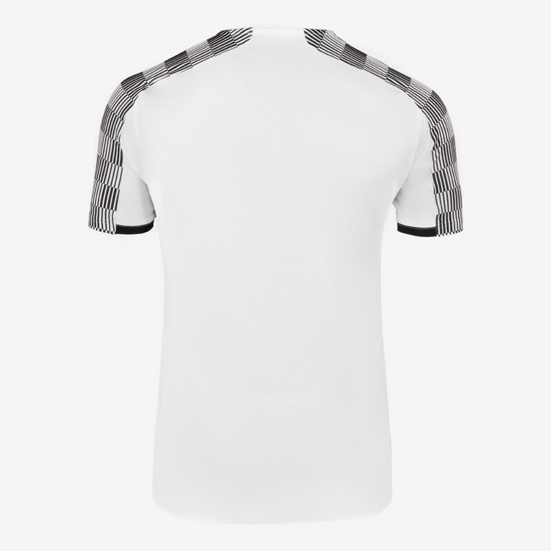 Maillot de football manches courtes viralto damier blanc & noir