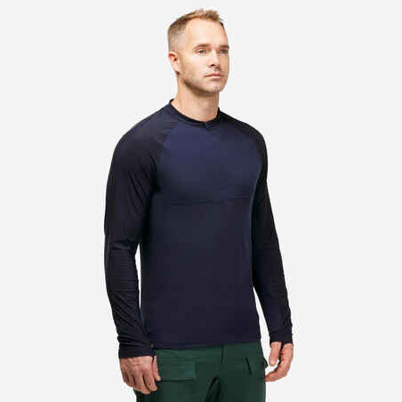 Men’s long-sleeved t-shirt  Tropic 900 blue