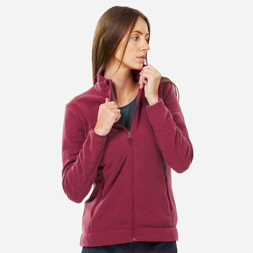 
      CHAQUETA POLAR DE SENDERISMO MH120 MUJER ROSADO
  