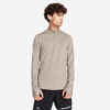 Men's Running Warm Long-Sleeved T-Shirt - beige sand