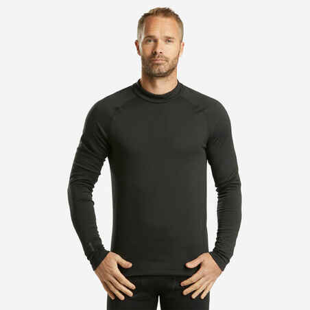 Playera térmica de esquí hombre - BL 500 - Negro 