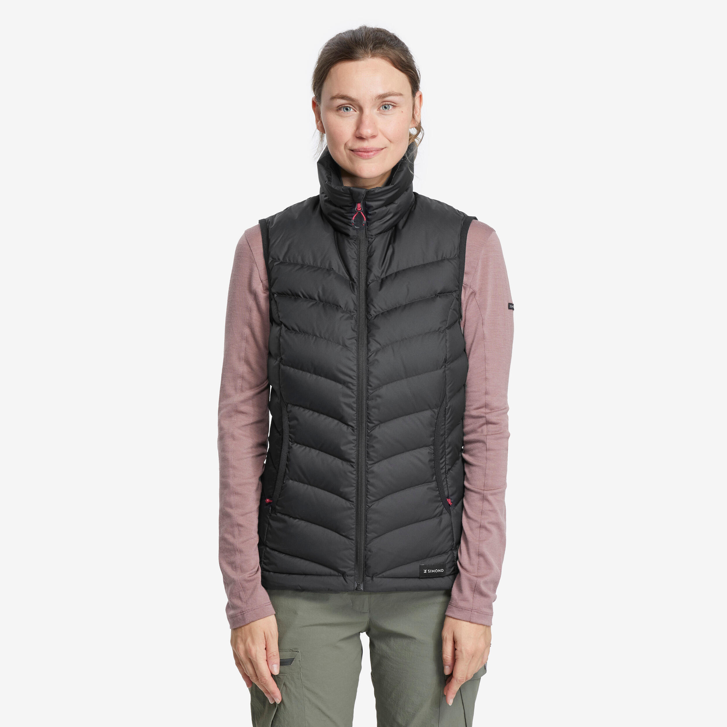 Veste d'hiver en duvet synthétique femme – MT 500 noir - FORCLAZ