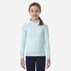 Kids’ thermal ski base layer top - BL500 - Mint 