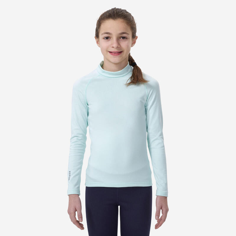 Thermoshirt voor skiën kinderen BL500 mintgroen