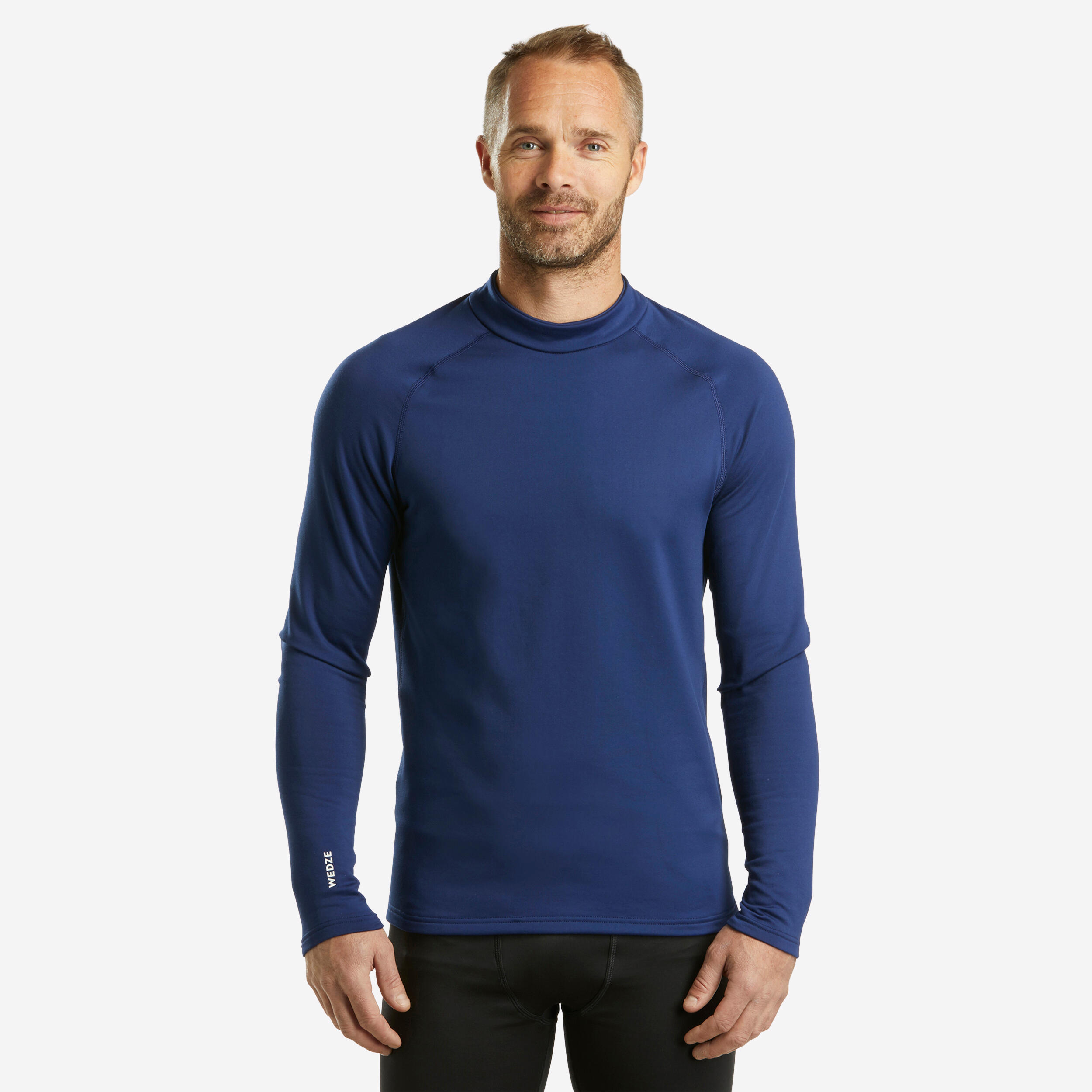 WEDZE Skiunterwäsche Funktionsshirt Herren – BL 500 marineblau | 03608449823128 WEDZE Skiunterwäsche Funktionsshirt Herren – BL 500 marineblau | 03608449823128