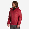 Men Packable Puffer Jacket for Trekking - MT100 -5°C Burgundy