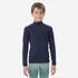 Kids’ thermal ski base layer top - BL 500 1/2 zip - blue