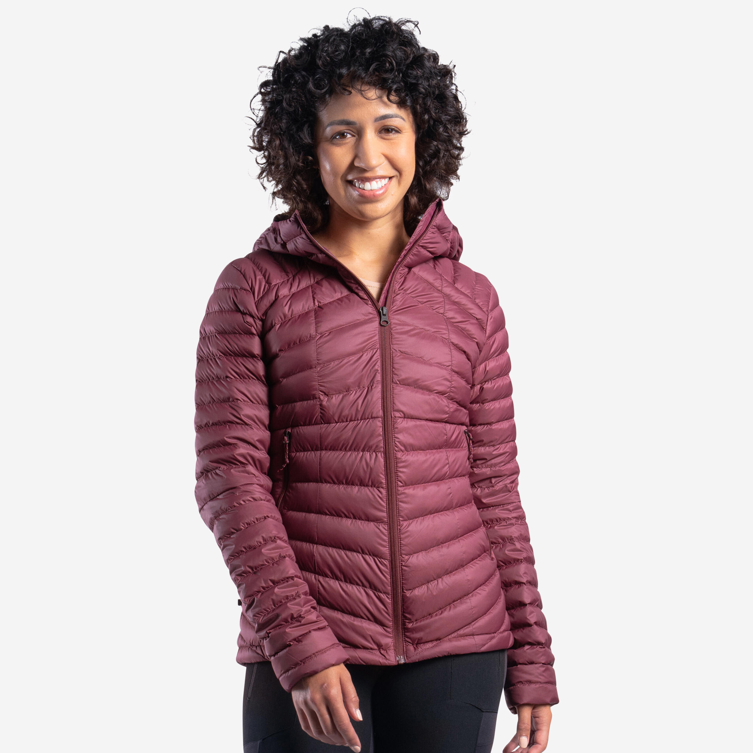 FORCLAZ By Decathlon Women Pink Solid Open Front Jacket Price in