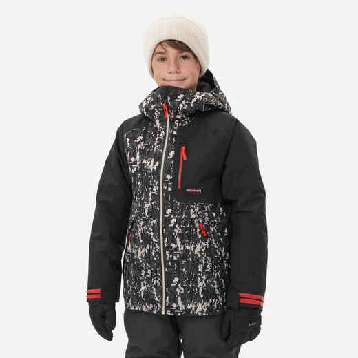 
      Kids’ Snowboard Jacket - SNB 500 Kid - Graphite Black
  