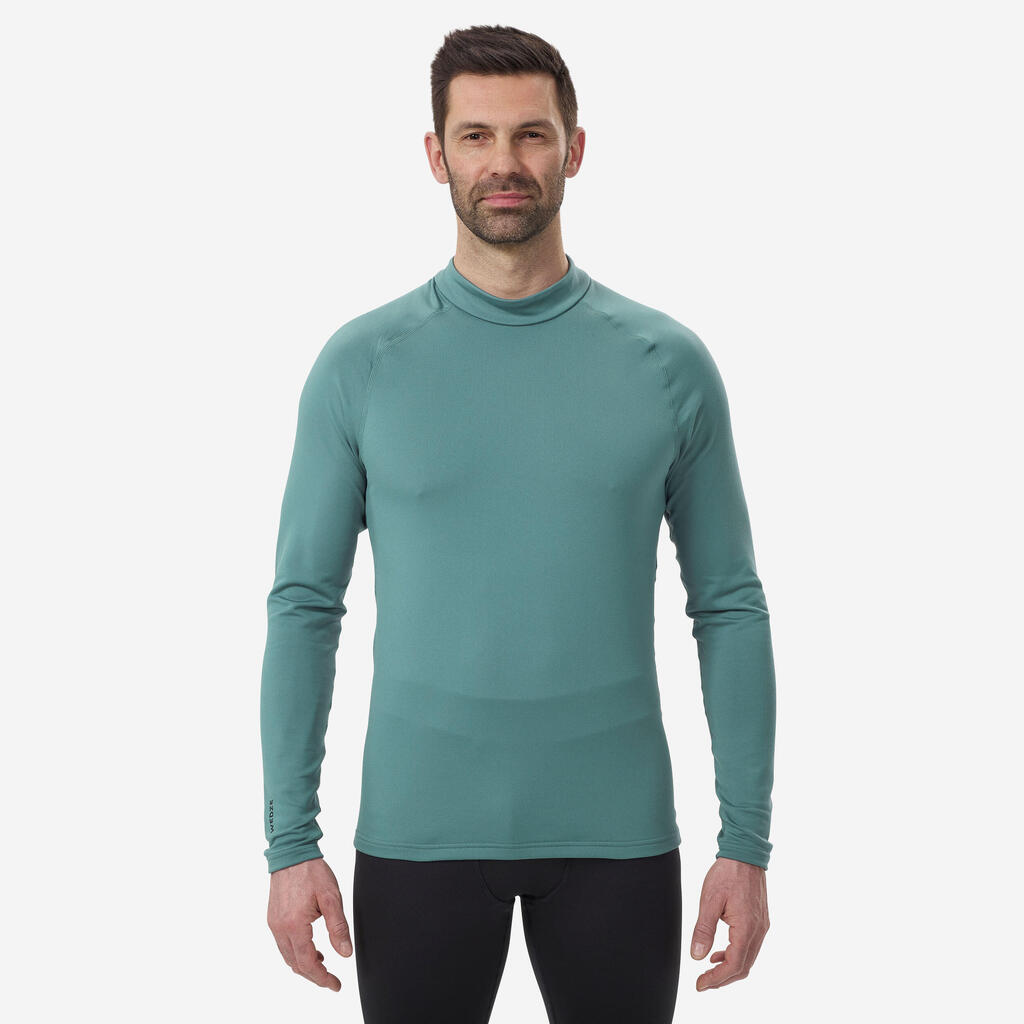 Men's Ski Base Layer Top - BL 500 - Green