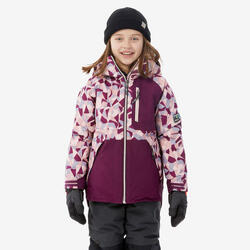 Veste de snowboard ziprotec enfant 6-10 ans, SNB500 tricolore