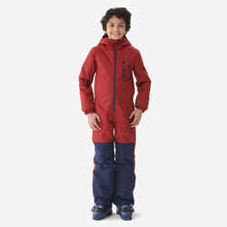 Kids' Ski Suit - Maroon/Navy