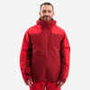 Men’s Warm Ski Jacket 500 Red