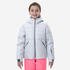 KIDS’ EXTRA WARM AND WATERPROOF PADDED SKI JACKET - 180 WARM GREY
