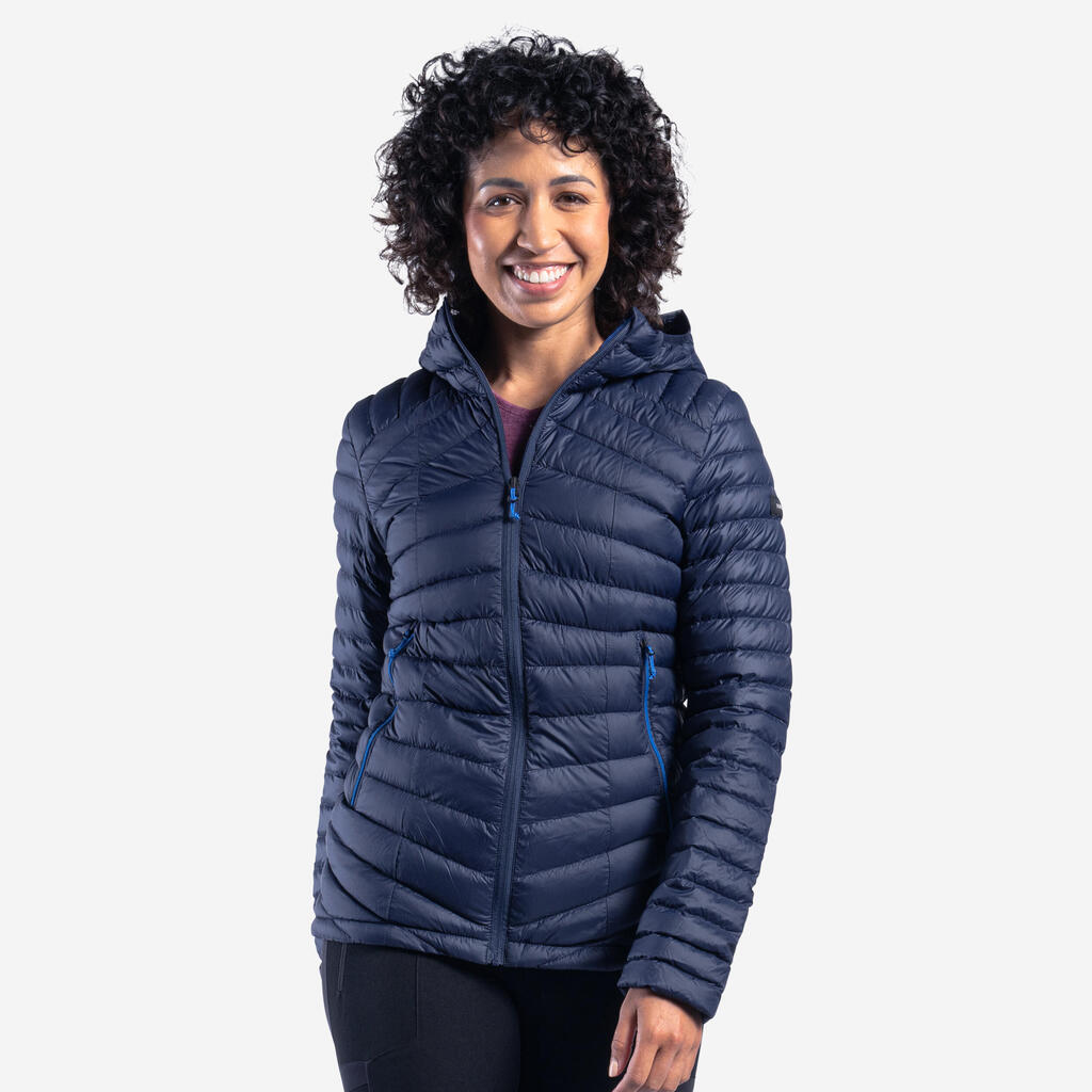 Women's Mountain Trekking Hooded Down Jacket - MT100 -5 °C