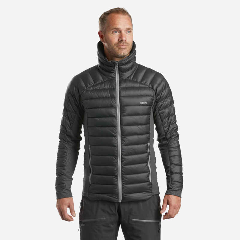 Men’s Warm and Breathable Padded Ski Liner Jacket FR900 - Grey