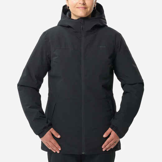 
      Sieviešu silta un ūdensnecaurlaidīga slēpošanas jaka “100”, melna
  