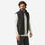 Gilet de trek coupe-vent softshell homme, MT100 noir